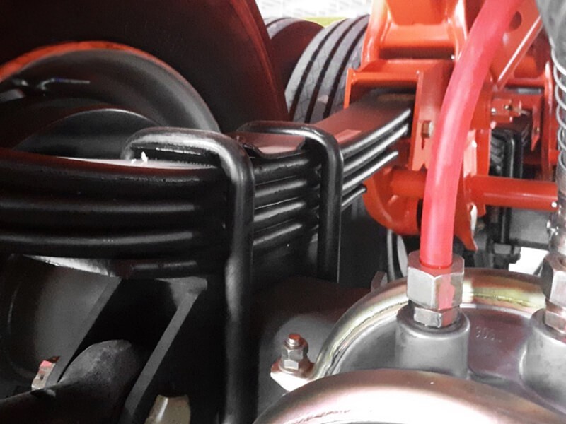 Hệ thống phanh an toàn của Mooc sàn Thaco