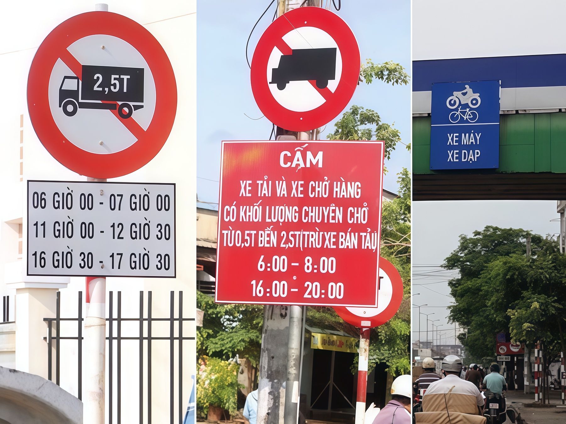 Khung giờ cấm tải