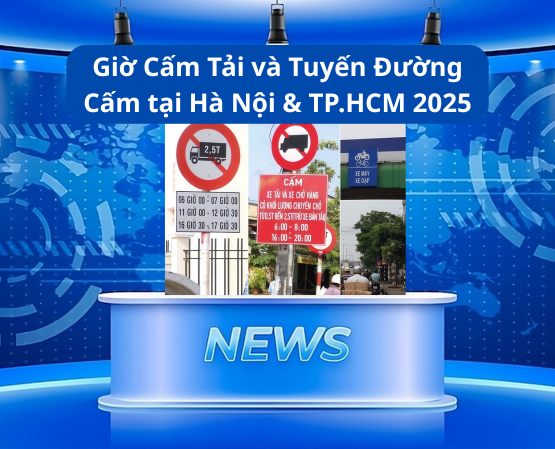 Giờ Cấm Tải Chính Xác và Tuyến Đường Cấm tại Hà Nội & TP.HCM